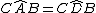 latex: C\widehat{A}B = C\widehat{D}B