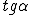 latex: \large tg\alpha