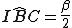 latex: \large I\hat{B}C = \frac{\beta}{2}